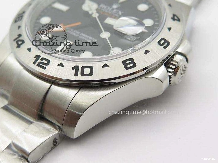 Edition Noob 42mm Explorer Dial A23J Bracelet 216570 SS II Black on Best 0129